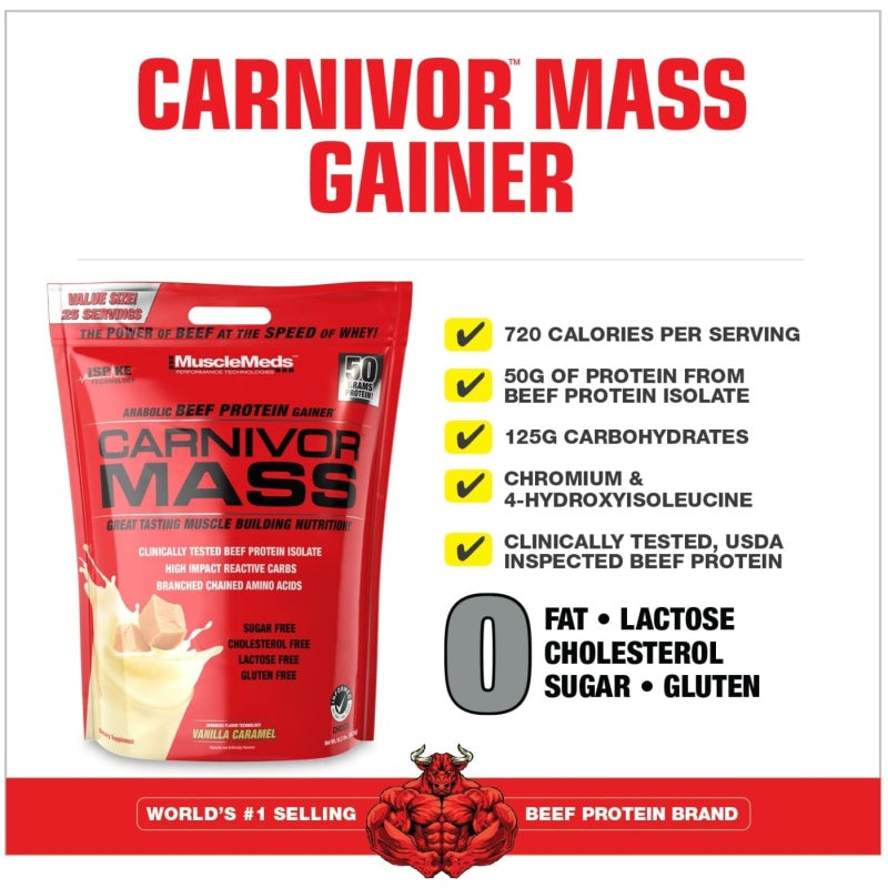 MUSCLEMEDS Carnivor Mass 2,5 kg