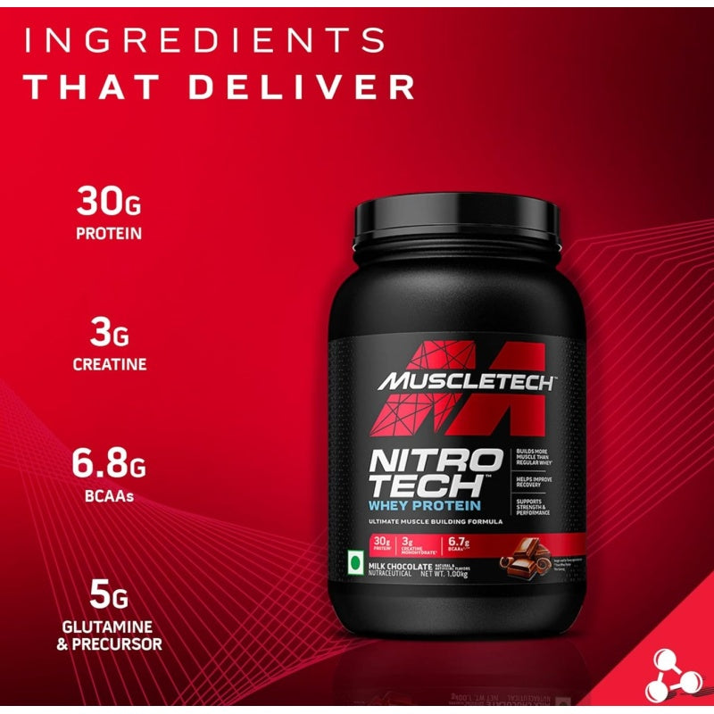 MUSCLETECH Nitro-Tech 4lb (1814g)