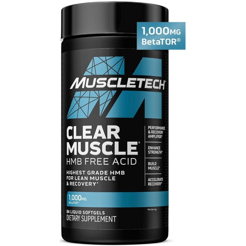 MUSCLETECH Clear Muscle HMB Free Acid 84 Liquid Softgels