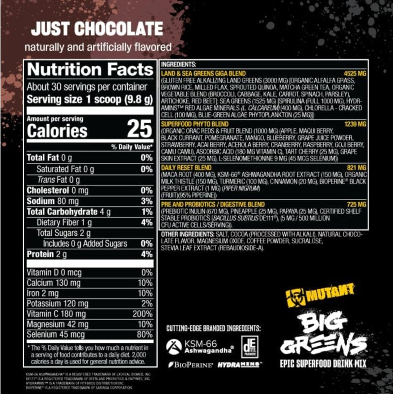 MUTANT Big Greens 30servings
