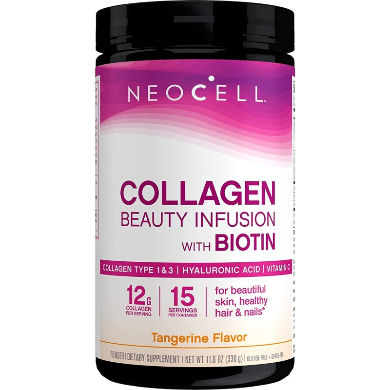 NEOCELL Beauty Infusion 330g Tangerine (Kollagen+Hyaluronsyre+Biotin)