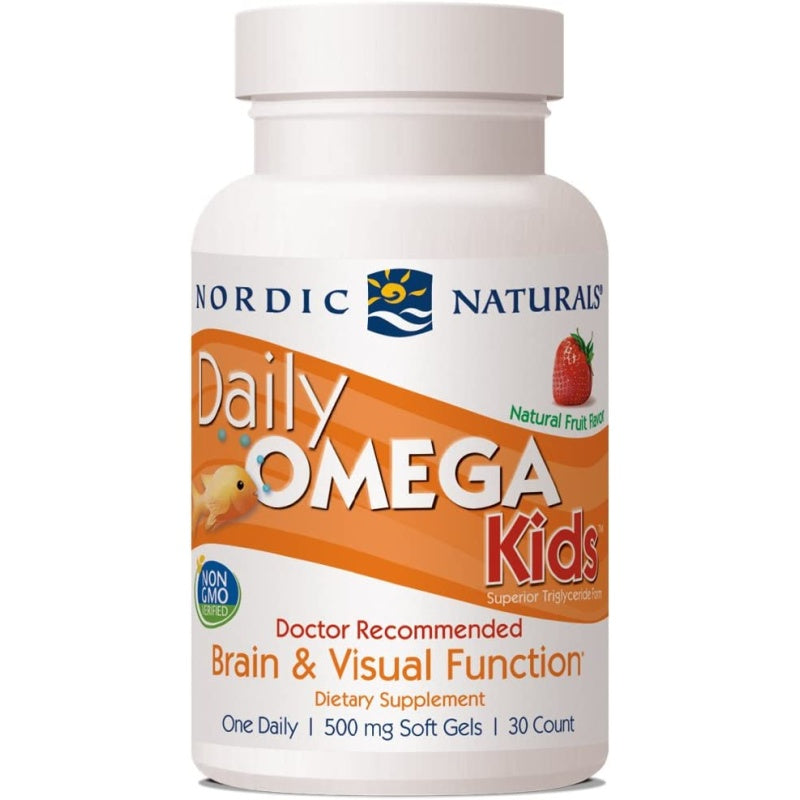 NORDIC NATURALS Daily Omega Kids 30 softgels Natural Fruit Flavor