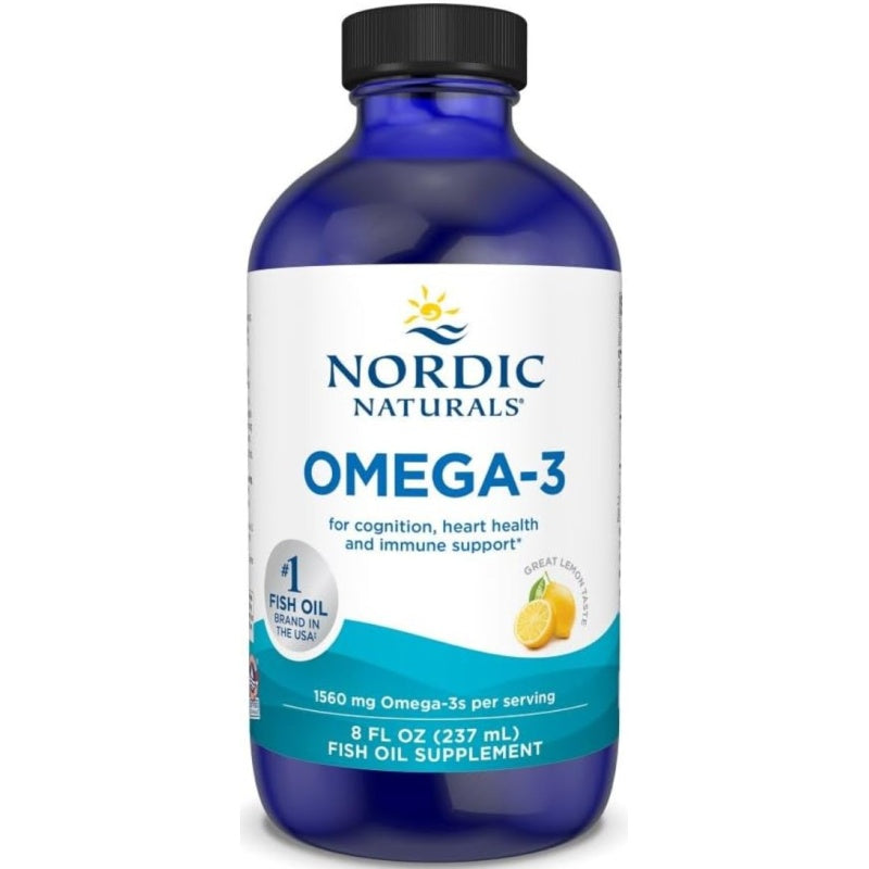 NORDIC NATURALS Omega-3, 1560mg - 237 ml. Lemon