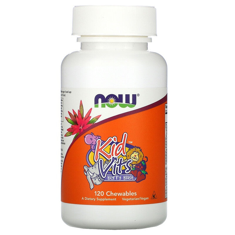 NOW FOODS Kid Vits - 120 chewables Berry Lemonade