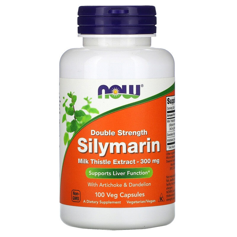 NOW FOODS Silymarin with Artichoke & Dandelion 300mg - 100 vcaps