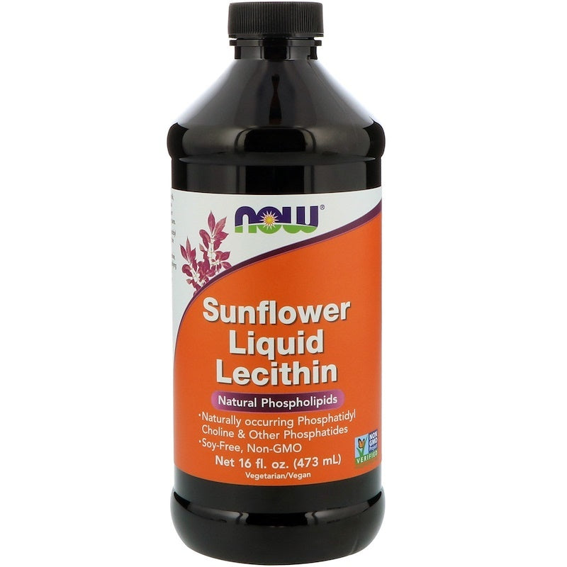 NOW FOODS Lecithin Liquid, Sunflower 473ml