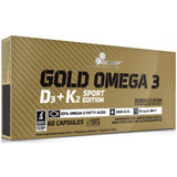 OLIMP Gold Omega 3 D3 + K2 Sport Edition - 60 kapsler