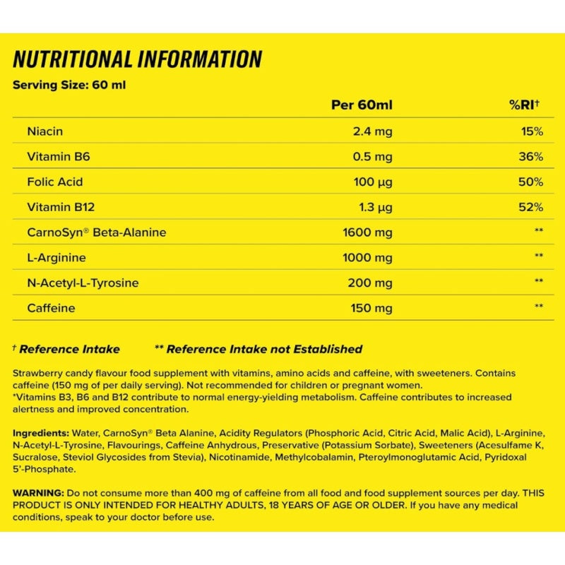 CELLUCOR C4 Pre-Workout Shot 60ml Sour Batch Bros