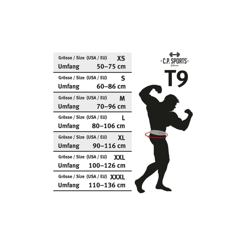 CP SPORTS Profi Powerlifting T9 (No Pain No Gain) vöö
