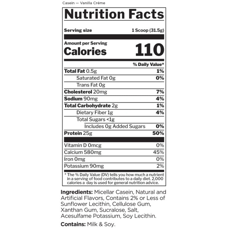 RULE1 R1 Casein Protein (4lbs) 1800g Cookies & Creme
