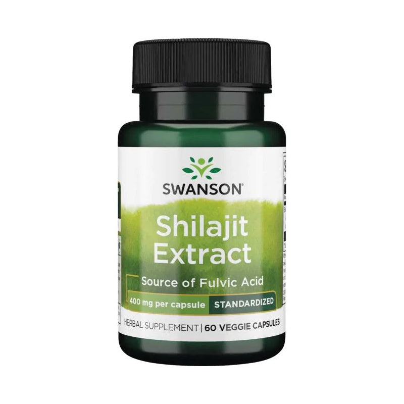 SWANSON Shilajit Extract, 400mg - 60 vcaps