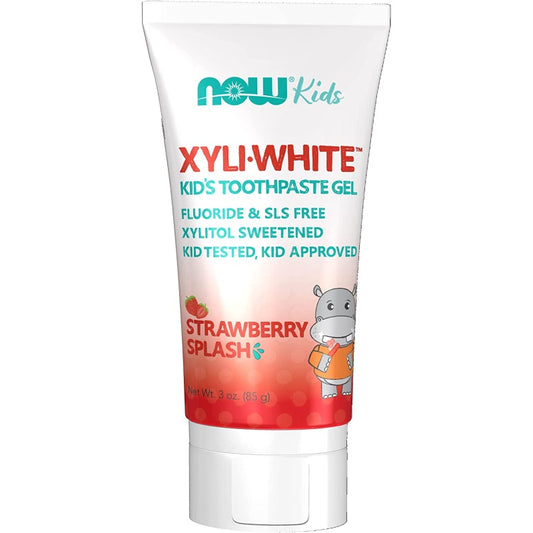 NOW FOODS XyliWhite Kids 85g Orange Splash