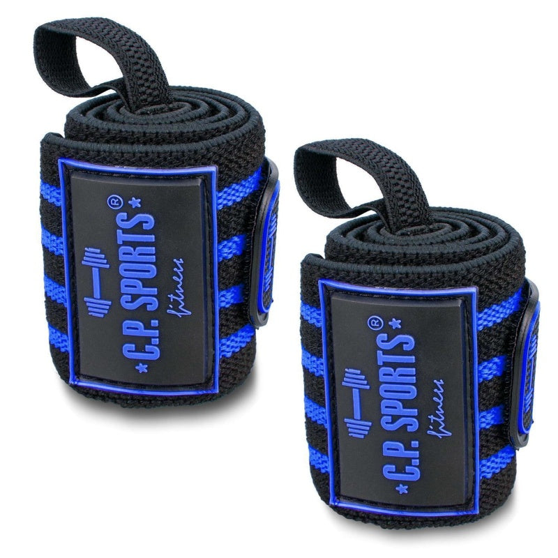 CP SPORTS Strongman Wrist bandages 50cm (T20-1) Must/Sinine