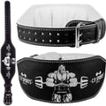CP SPORTS Leather Weight Lifting Belt (Black) T4-3 M