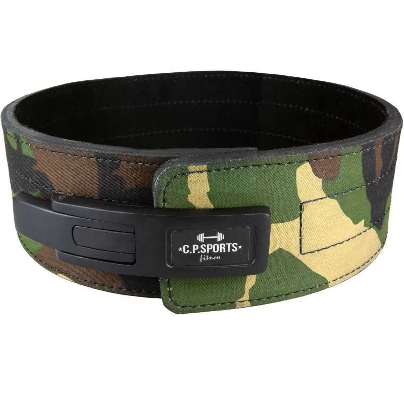 CP SPORTS Profi Powerlifting T9 Camo Olive belt M