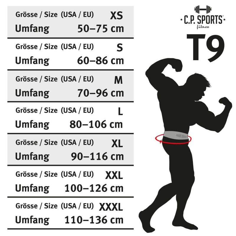 CP SPORTS Profi Powerlifting T9 Camo Olive belt M
