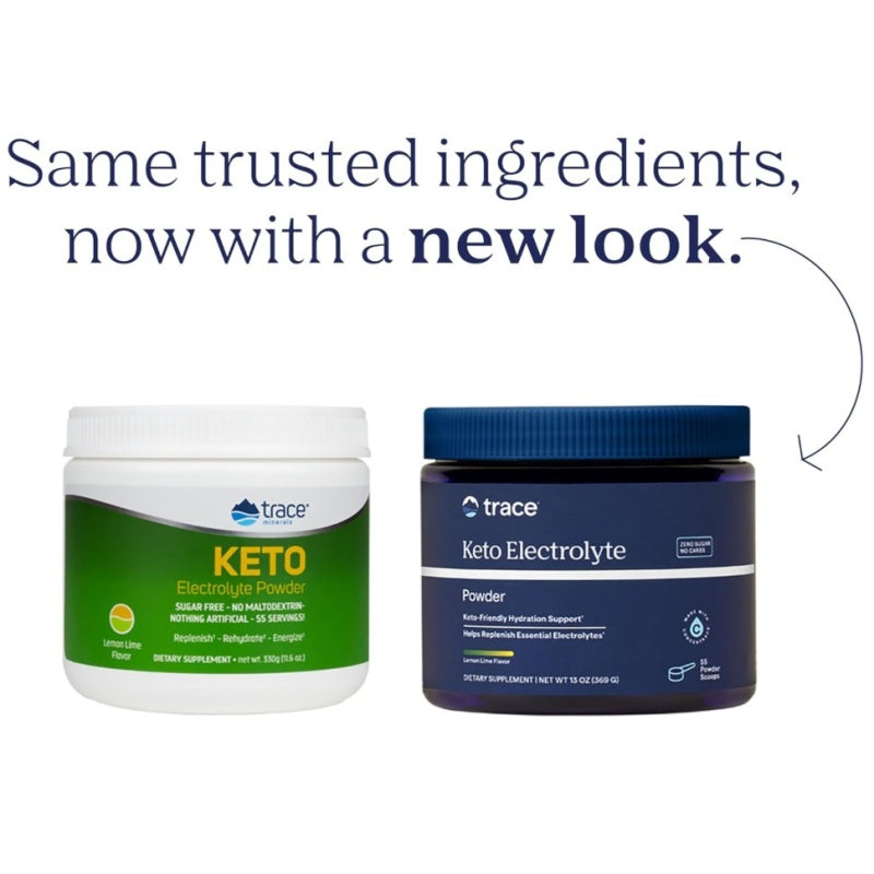 Trace Minerals Keto Electrolyte 330 grams Lemon Lime