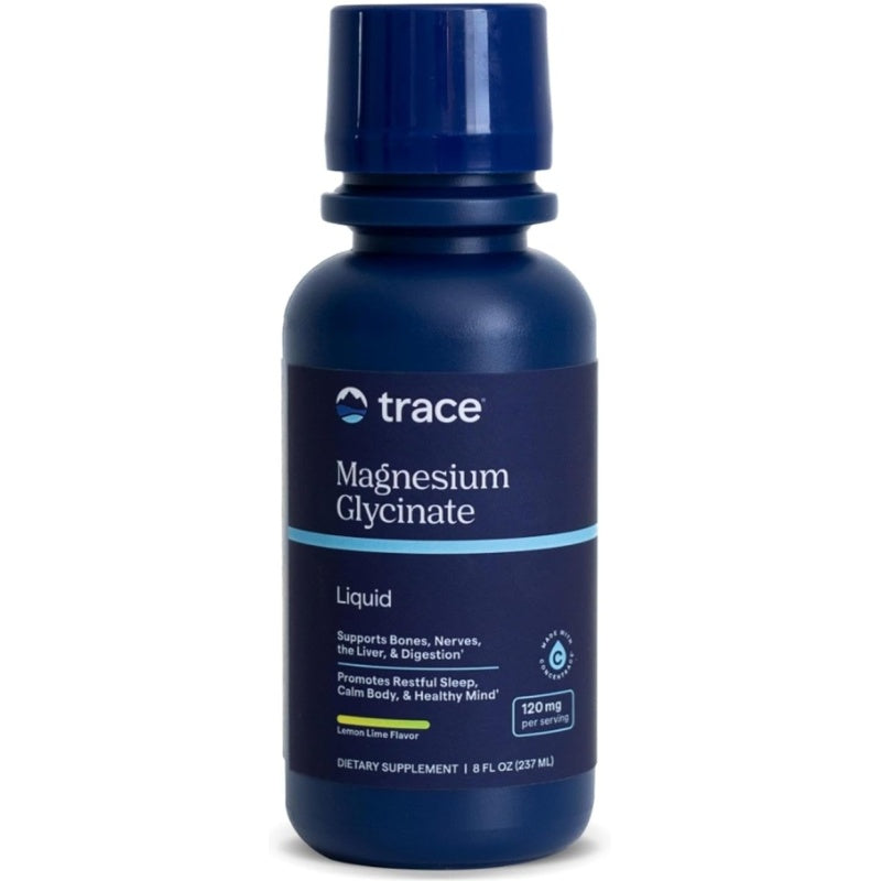 Trace Minerals Liquid Magnesium Glycinate 237ml Lemon Lime