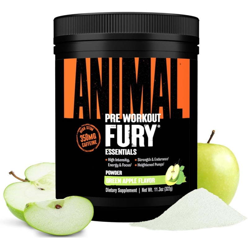 ANIMAL Fury 20 serveringer/328g Green Apple