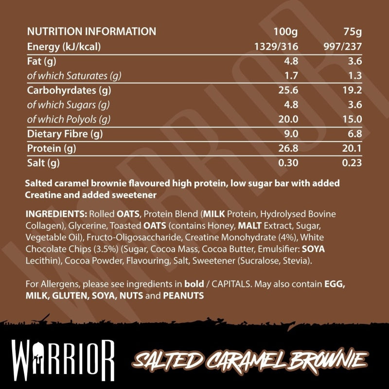 WARRIOR Creatine Bar 75g Chocolate Orange