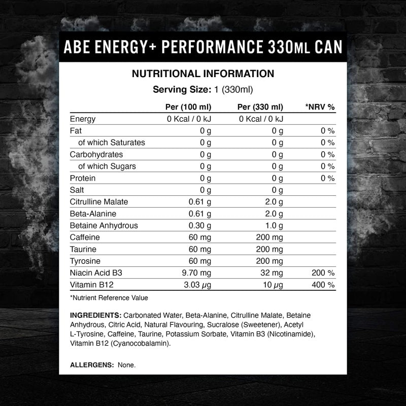 Applied Nutrition ABE Energy 330ml White