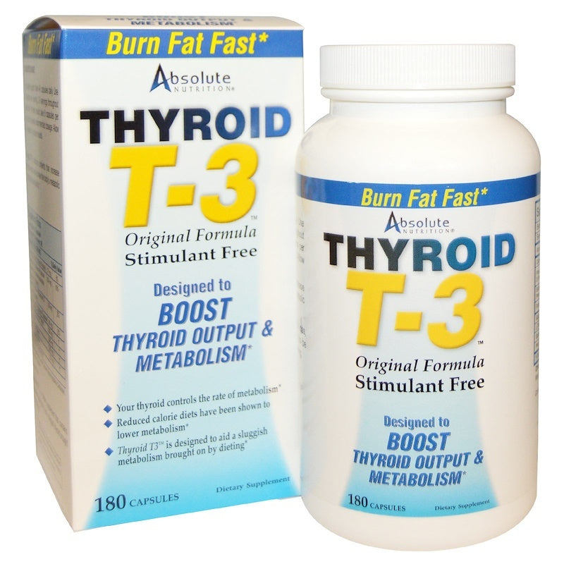 Absolute Nutrition Thyroid T3 - 180 caps