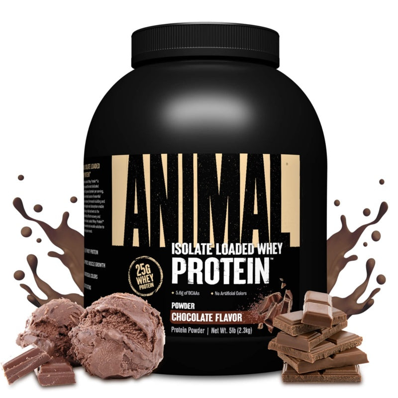 Animal Whey Isolate Loaded 5 lbs (2.3 kg) Chocolate