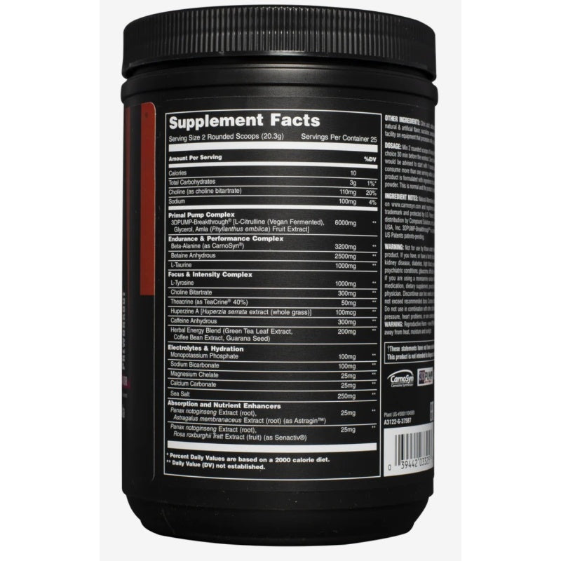 ANIMAL Primal 25serv/507g Strawberry Watermelon
