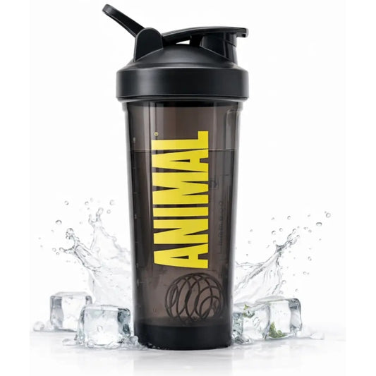 ANIMAL Shaker 600ml Black with Yellow