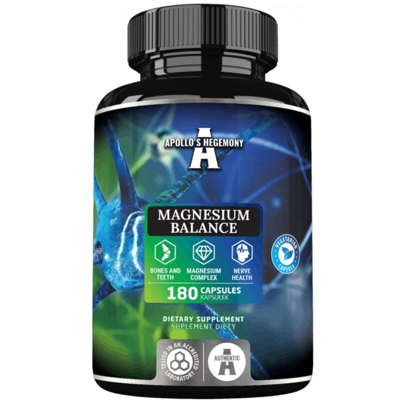 APOLLO´S HEGEMONY Magnesium Balance 180 caps (citrate,bisglycinate,malate,taurate)