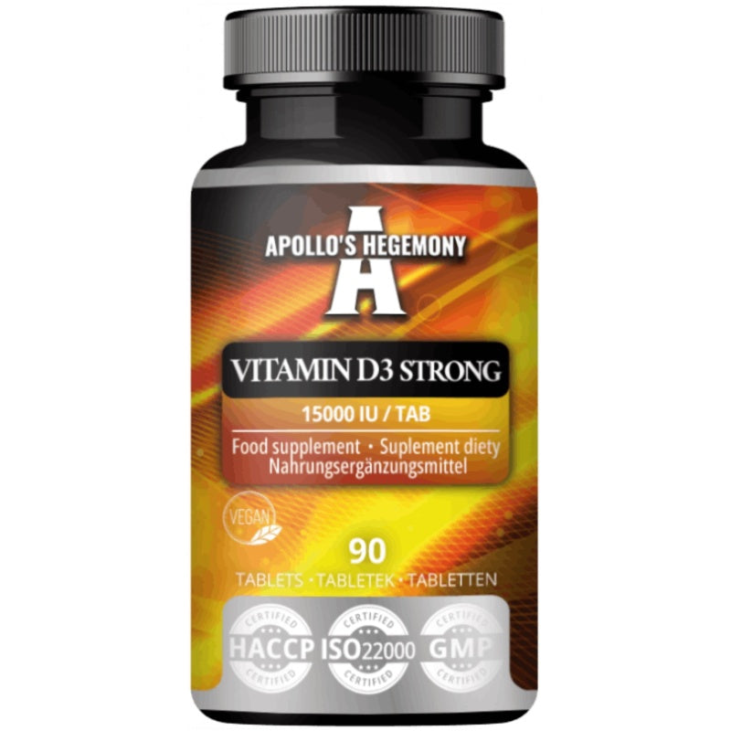 APOLLO´S HEGEMONY D3-vitamin Strong 90 tab.