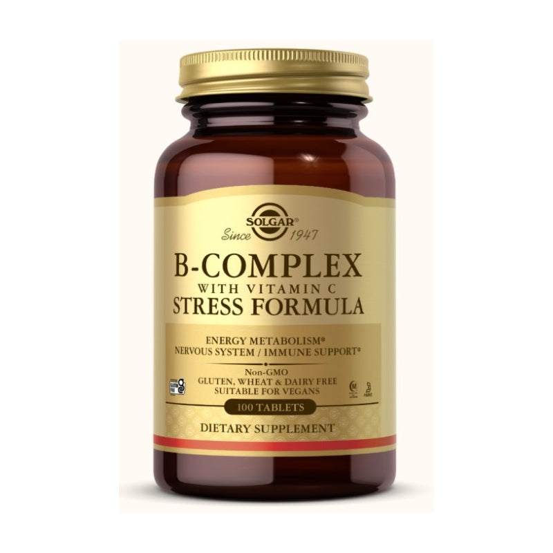 SOLGAR B-Complex with Vitamin C 100tab