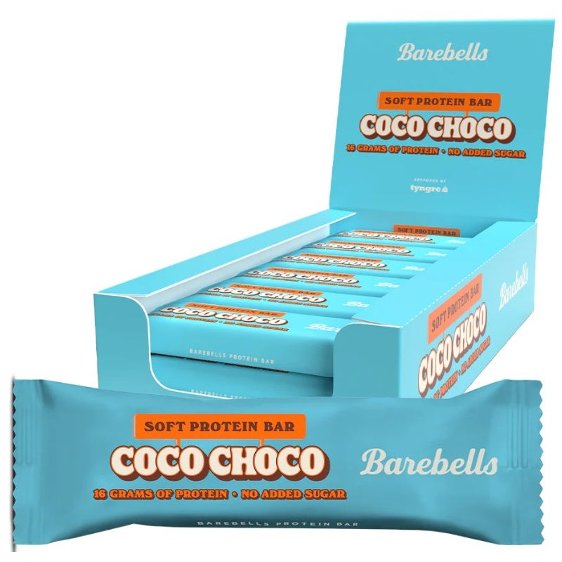 BAREBELLS Soft Protein Bar 12 X 55g Peanut Cloud