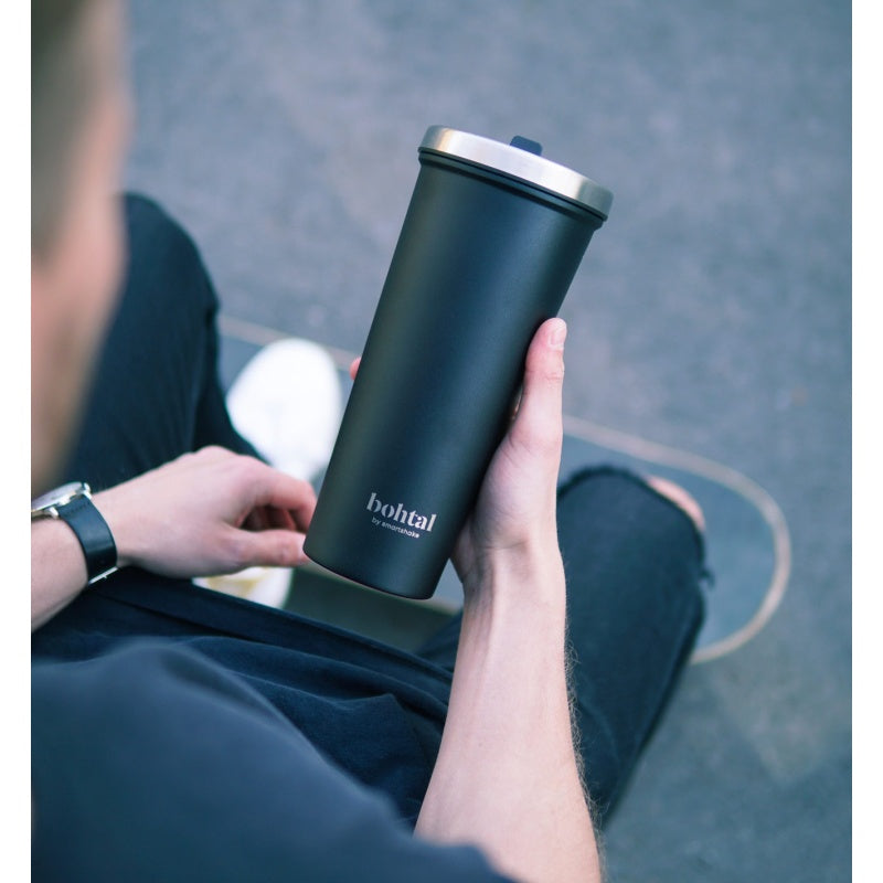 SMARTSHAKE Bohtal Insulated Tumbler - 750 ml Black