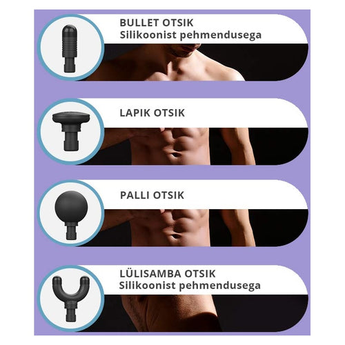 BOOSTER Mini Electric Muscle Massage Gun Pocket
