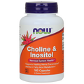 NOW FOODS Choline and Inositol 500mg - 100 caps
