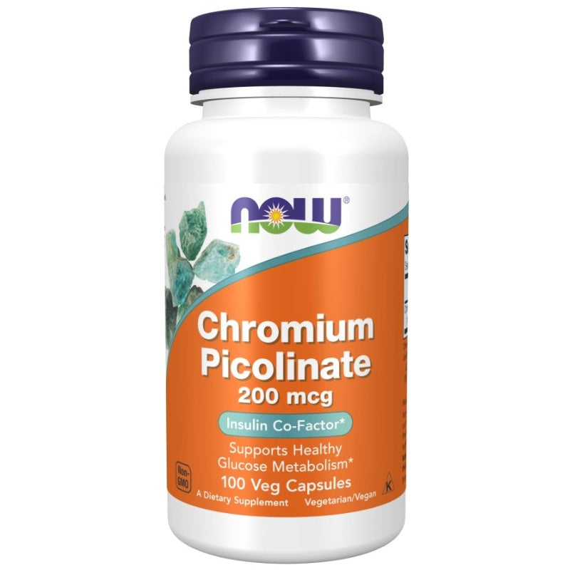 NOW FOODS Chromium Picolinate 200mcg - 100 caps