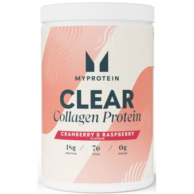 MYPROTEIN CLEAR Collagen Protein 650g/30servings Cranberry and Raspberry