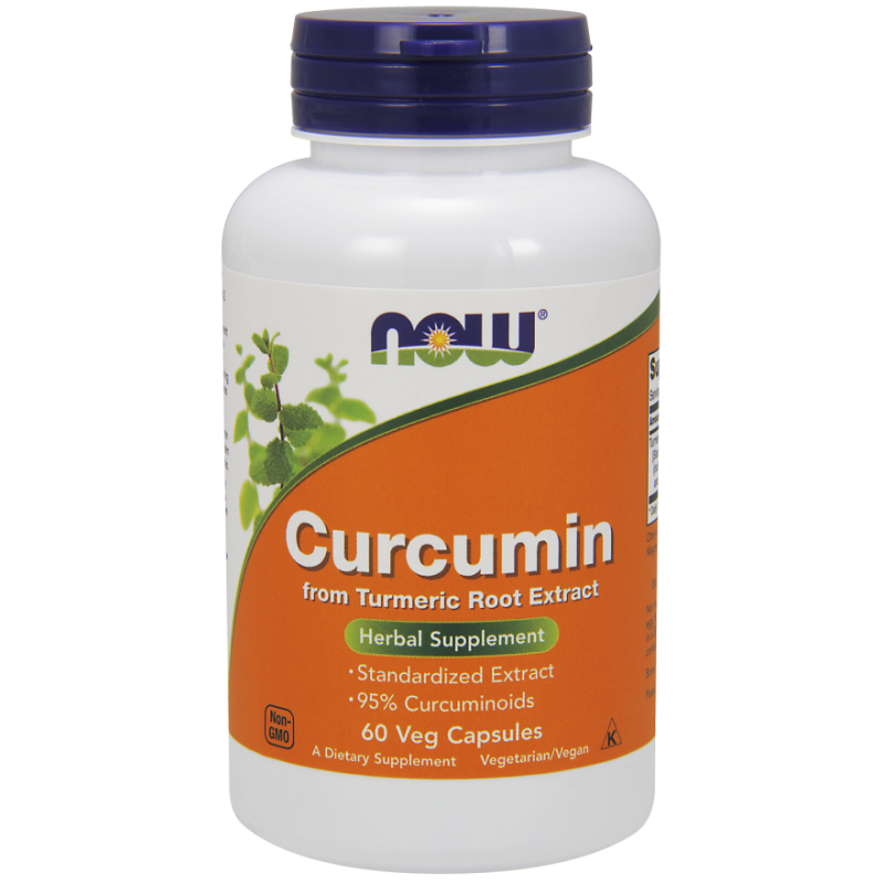 NOW FOODS Gurkemeje Curcumin - 60 vcaps