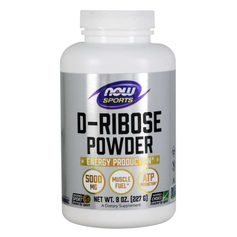 NOW FOODS D-Ribose Pulver - 227g