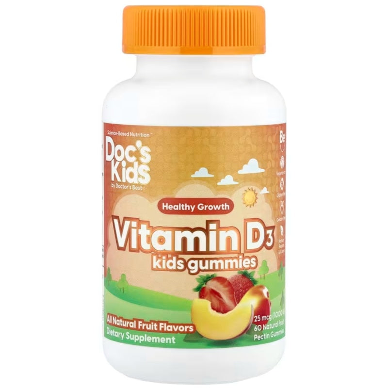 DR´S BEST Vitamin D3 Kids Gummies(1000iu) 60 gummy bears