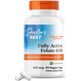 DR. BEST Folate 400 med Quatrefolic 400mcg - 90 vcaps