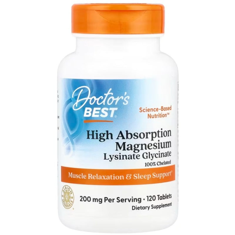 DR´S BEST Magnesium High Absorption 100% Chelated 120tabs