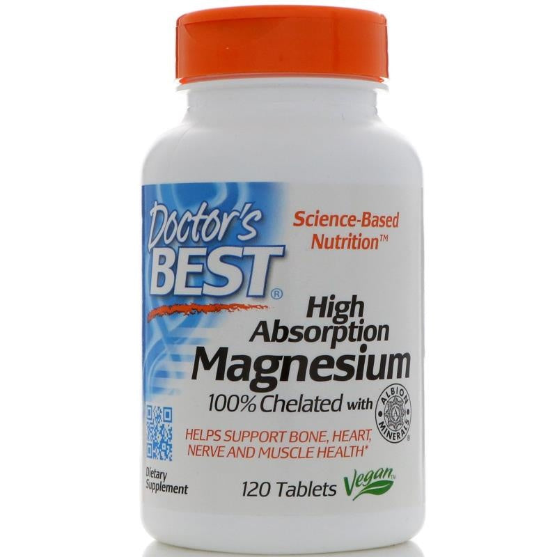 DR´S BEST Magnesium High Absorption 100% Chelated 120tabs