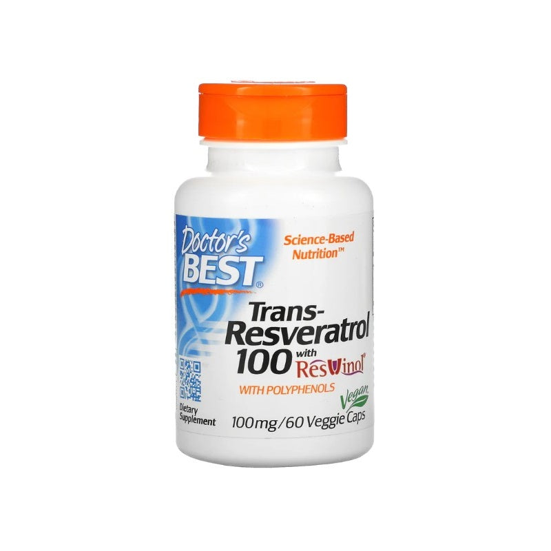 DR´S BEST Trans Resveratrol with ResVinol 100mg - 60vcaps