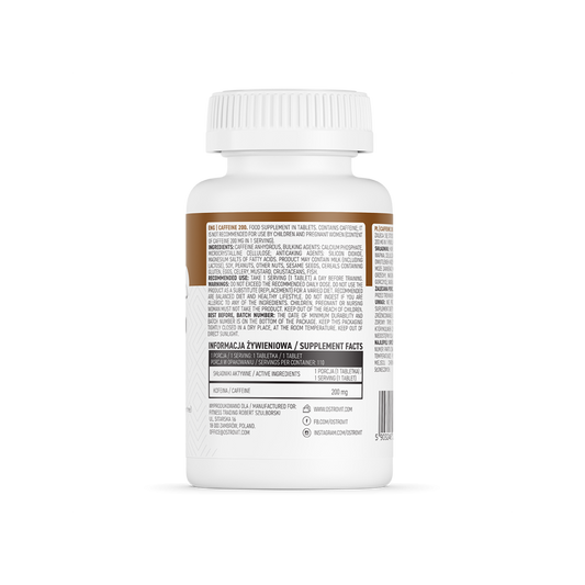 OstroVit Caffeine 200 - 200 tabs