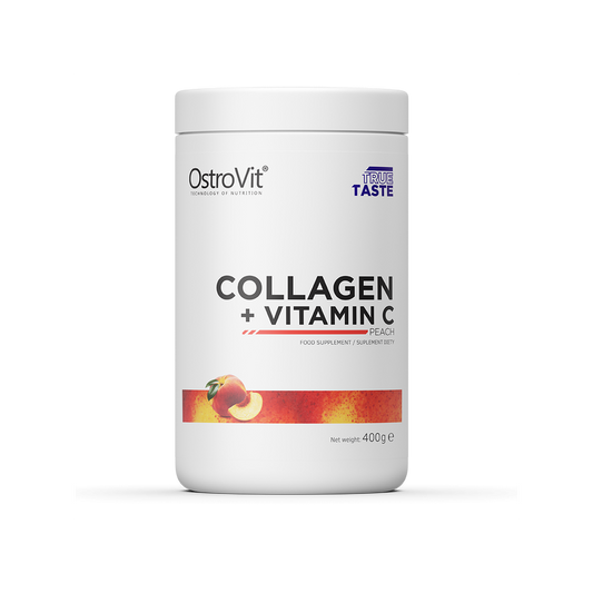 OstroVit Kollagen + Vitamin C 400g Hallonlemonad med Mynta