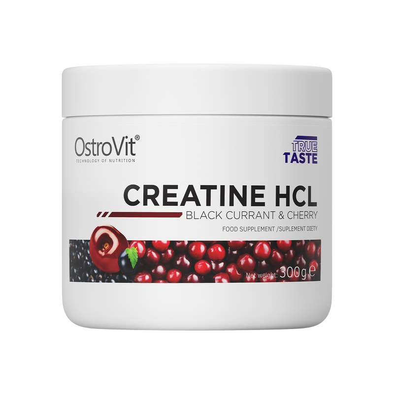 OstroVit Creatine HCL 300g Solbær & Kirsebær