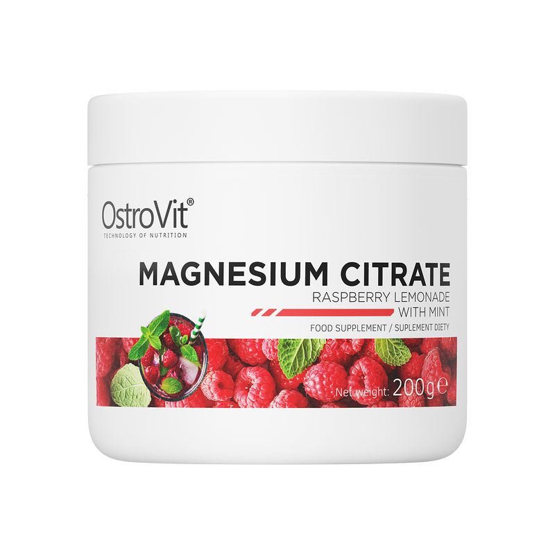 OstroVit Magnesium Citrate 200g Raspberry lemonade with mint