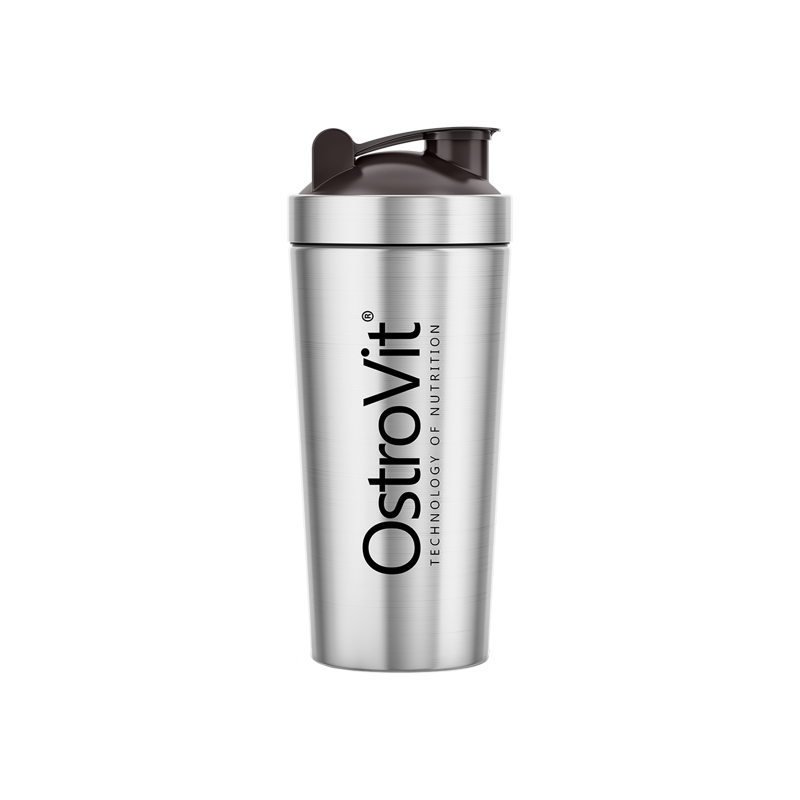 OstroVit STEEL shaker 750ml SILVER